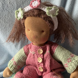 Waldorf inspired doll: "Rosebud"
