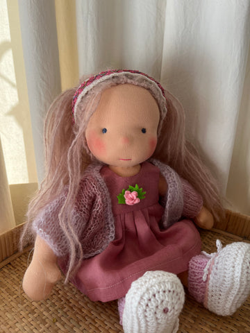 Waldorf /Steiner inspired doll : Rose