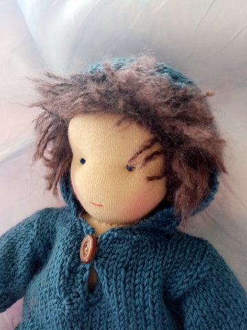 Black 2025 waldorf doll