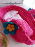 "Tulip"  a waldorf doll  with carry basket