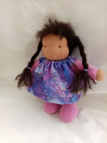 "Lilac" a waldorf doll for toddlers